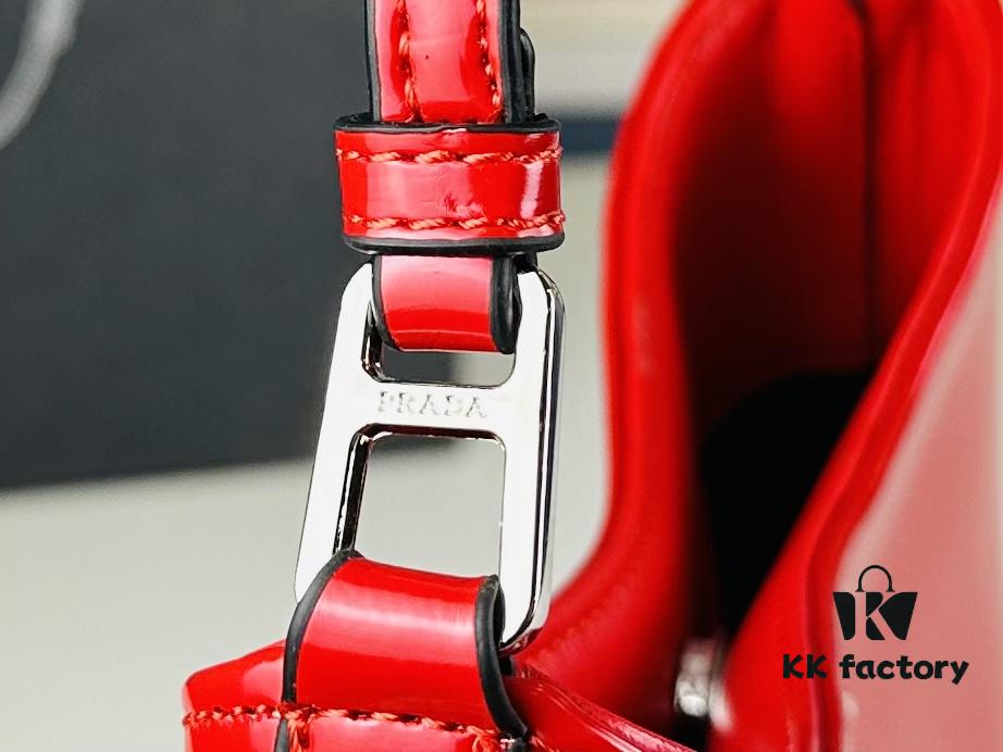 PRADA 2021 Spring/Summer Collection Hobo Handbag - Premium Calfskin, Lightweight and Stylish