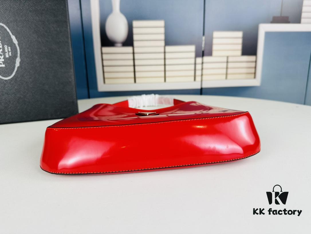 PRADA 2021 Spring/Summer Collection Hobo Handbag - Premium Calfskin, Lightweight and Stylish