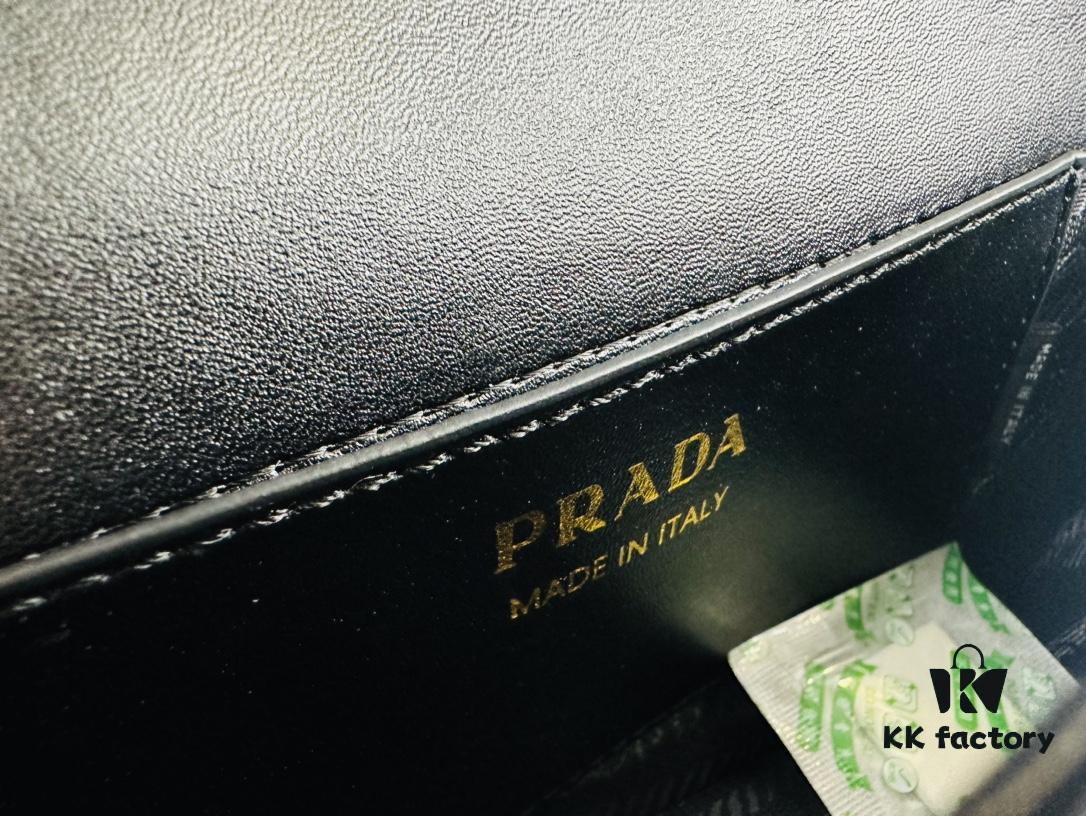 PRADA Soft Calf Shoulder Bag, Size 21.5x13x5, Model No. 339