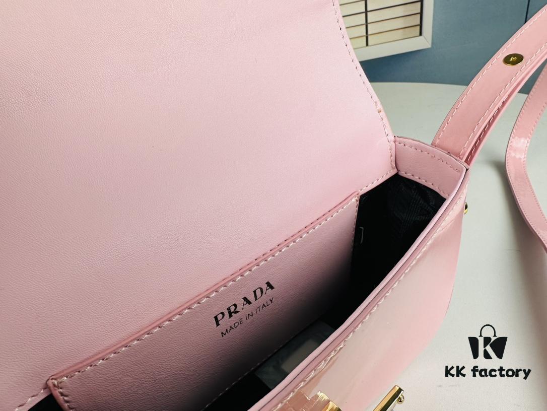 PRADA Soft Calf Shoulder Bag, Size 21.5x13x5, Style No. 339