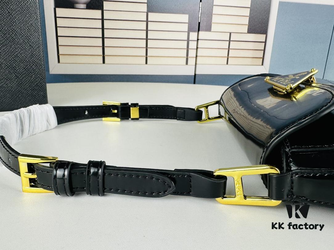 Prada Style Shoulder Bag (Box Included) Size 24x12x4, Model No. 817 - Calfskin Version