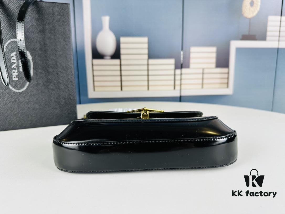 Prada Style Shoulder Bag (Box Included) Size 24x12x4, Model No. 817 - Calfskin Version