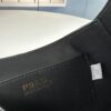2024 Spring Prada Small Genuine Leather Shoulder Bag, Model 819, Elegant Oval Design with Gold Logo