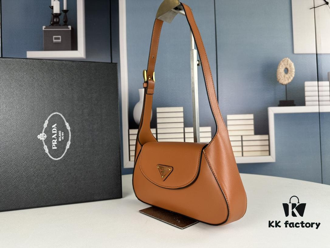 2024 Spring New Prada Small Genuine Leather Shoulder Bag, Model No. 819