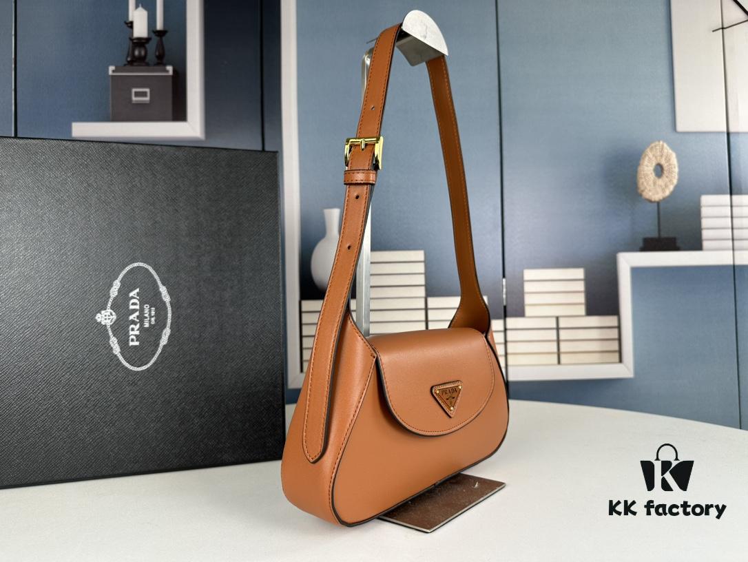 2024 Spring New Prada Small Genuine Leather Shoulder Bag, Model No. 819