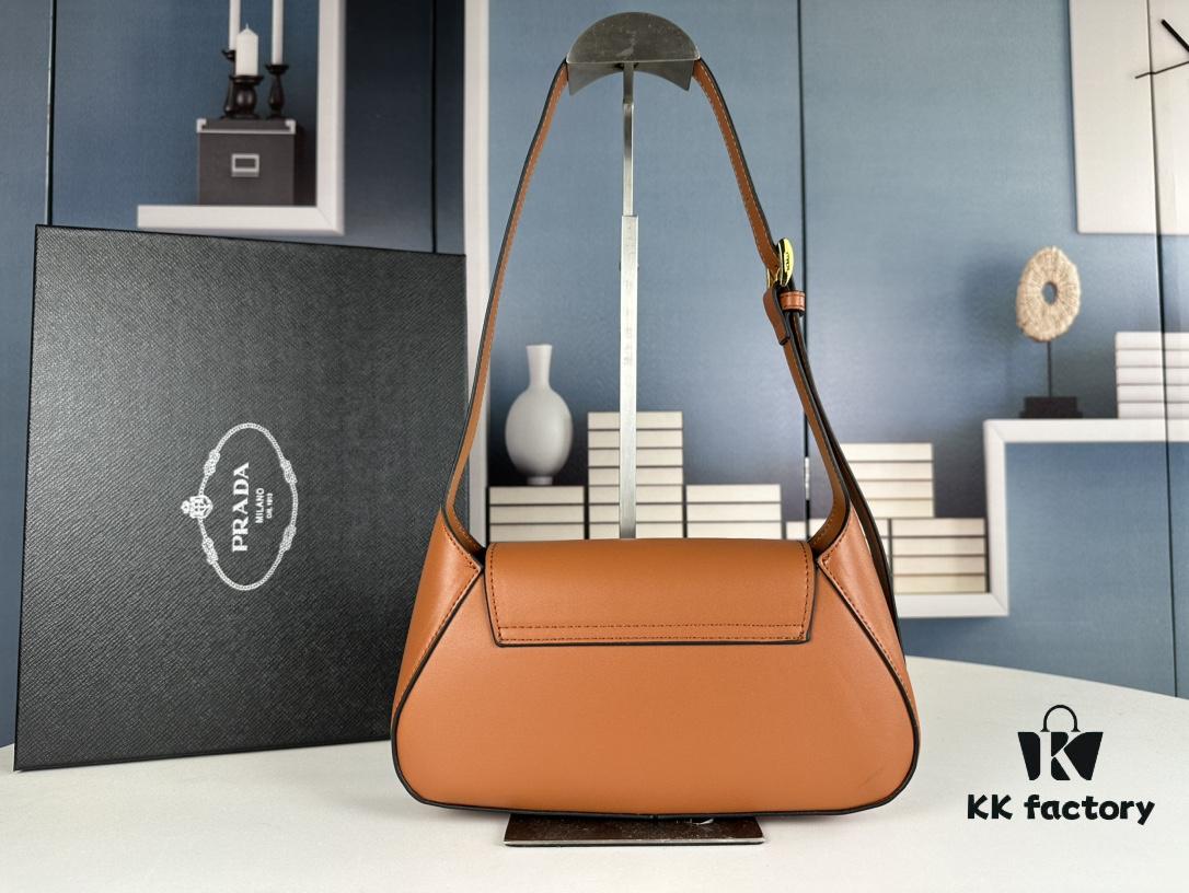 2024 Spring New Prada Small Genuine Leather Shoulder Bag, Model No. 819