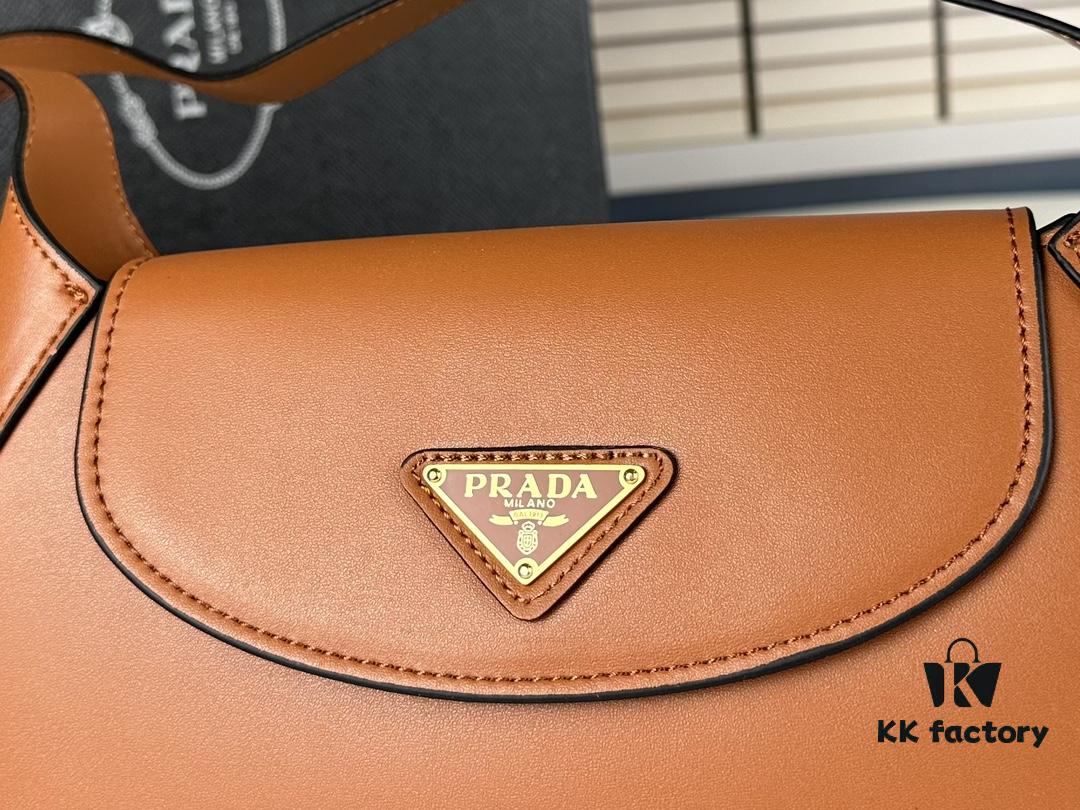 2024 Spring New Prada Small Genuine Leather Shoulder Bag, Model No. 819