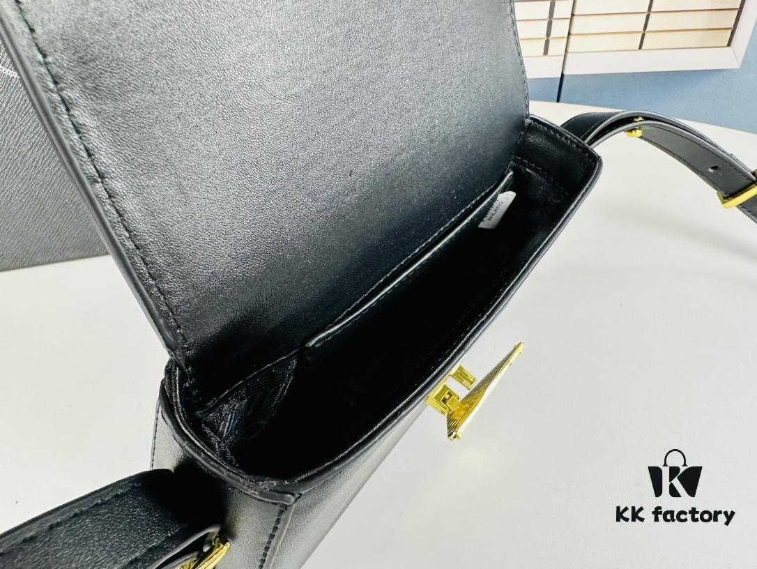 PRADA New Soft Calf Tofu Bag - Full Set with Box