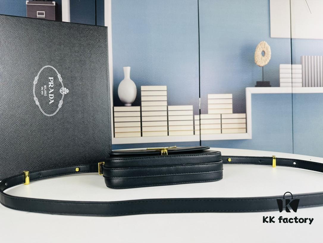 PRADA New Soft Calf Tofu Bag - Full Set with Box