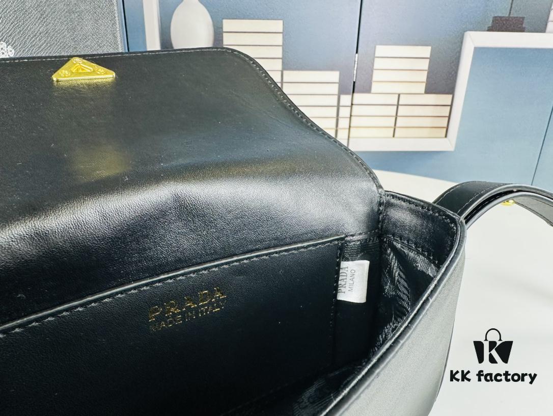 PRADA New Soft Calf Tofu Bag - Full Set with Box