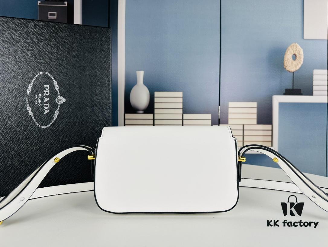 PRADA New Soft Calf Tofu Bag - Full Set with Box