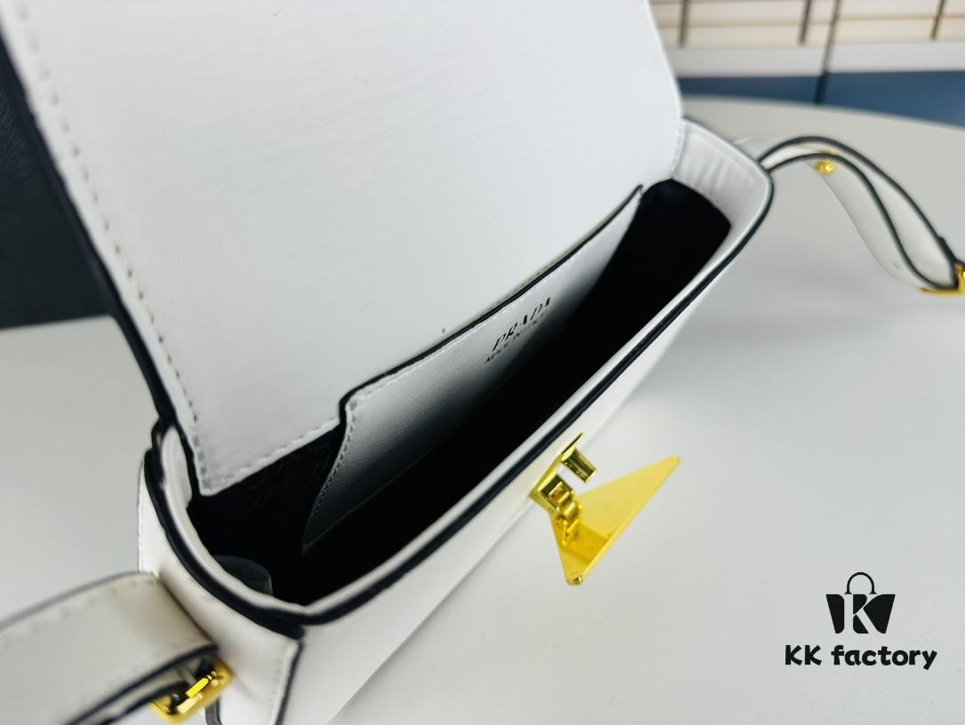 PRADA New Soft Calf Tofu Bag - Full Set with Box