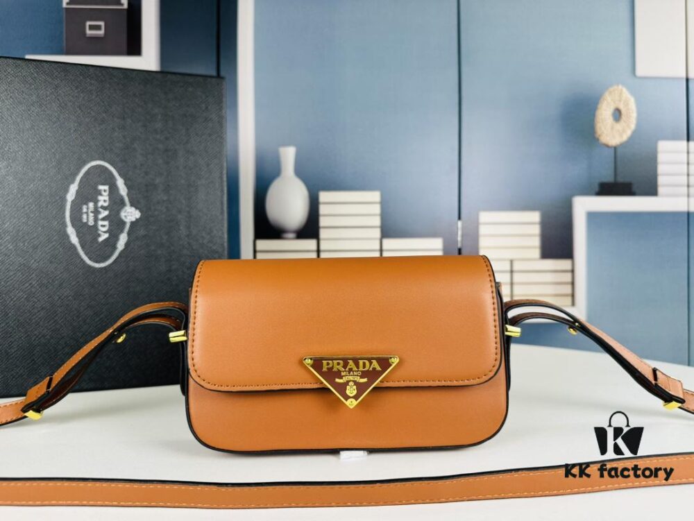 PRADA New Soft Calf Tofu Bag - Full Set with Box