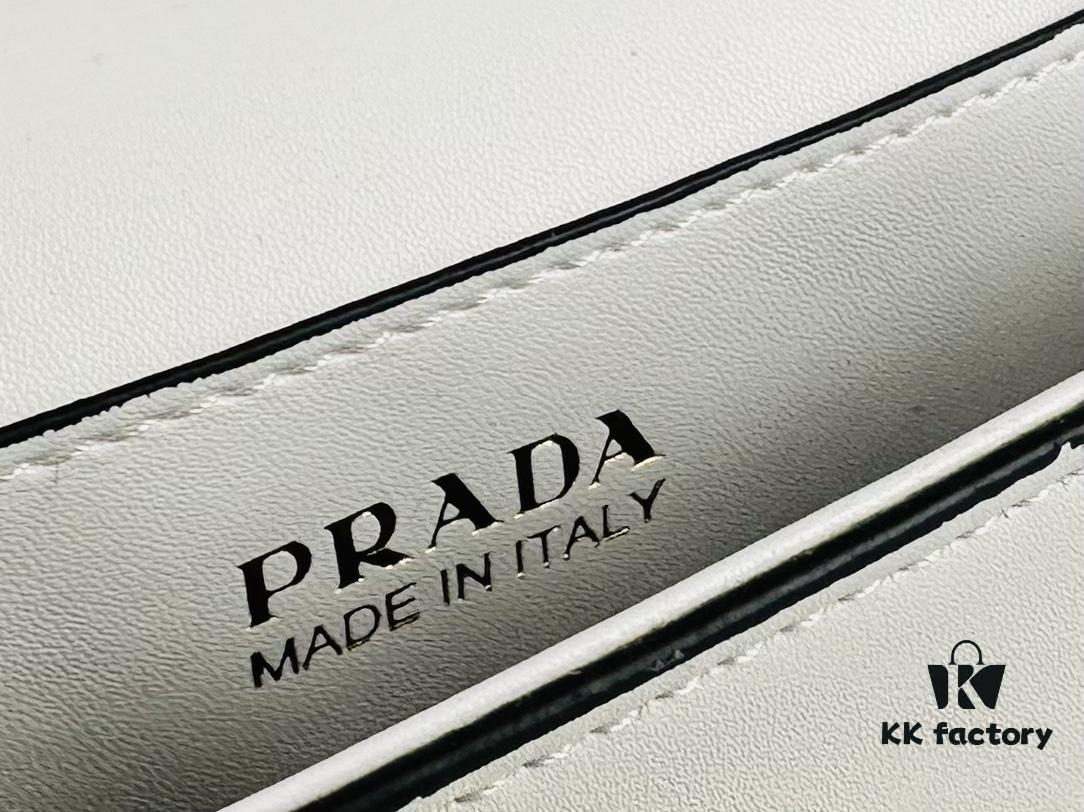 PRADA New Soft Calf Tofu Bag - Full Set with Box