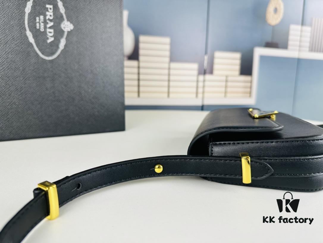 PRADA New Soft Calf Tofu Bag - Full Set with Box