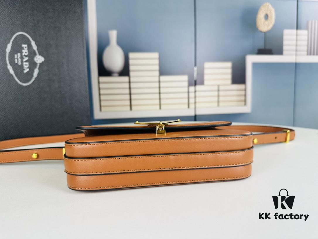 PRADA New Soft Calf Tofu Bag - Full Set with Box