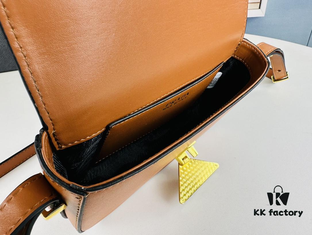 PRADA New Soft Calf Tofu Bag - Full Set with Box