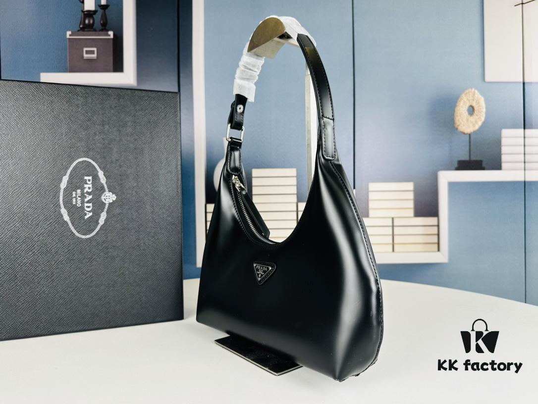 Prada Crescent Shoulder Bag Full Set with Box 818