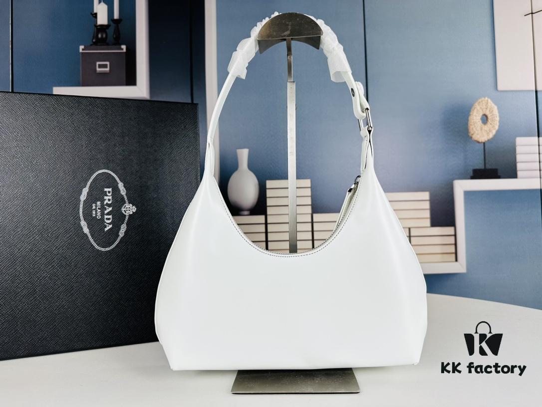 Prada Crescent Underarm Bag Full Set Packaging 818