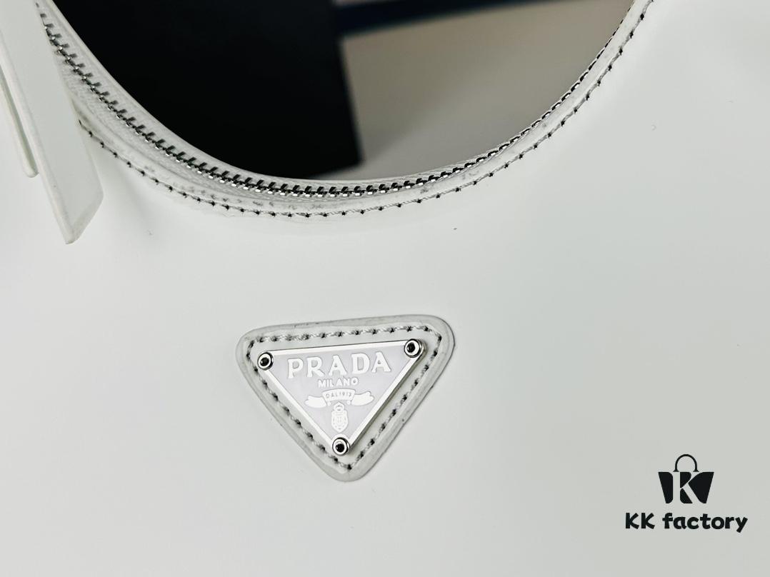 Prada Crescent Underarm Bag Full Set Packaging 818