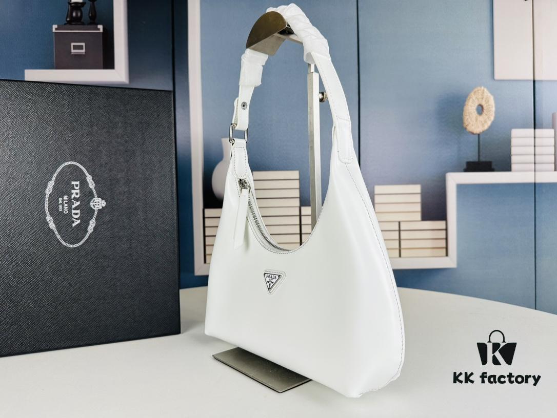 Prada Crescent Underarm Bag Full Set Packaging 818