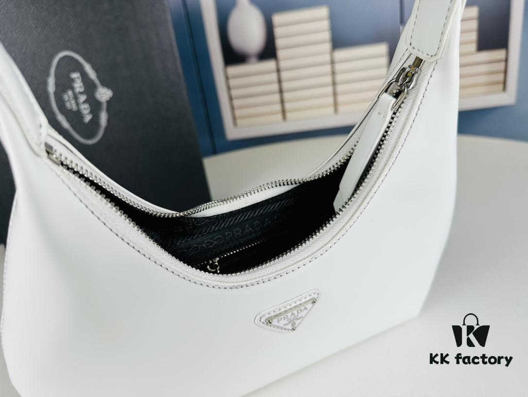 Prada Crescent Underarm Bag Full Set Packaging 818