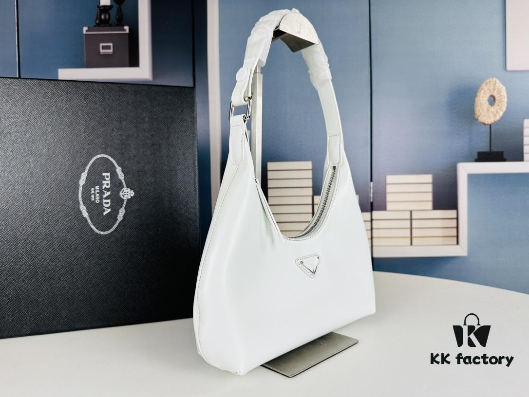 Prada Crescent Underarm Bag Full Set Packaging 818