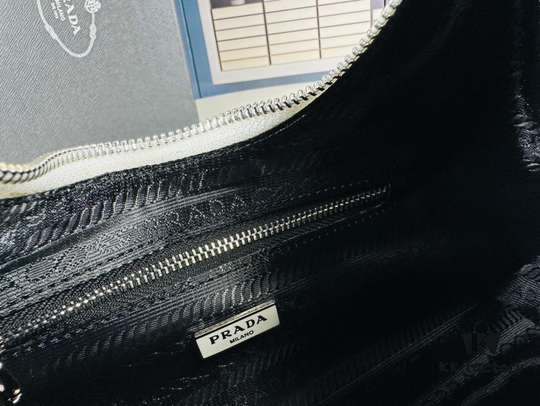 Prada Crescent Underarm Bag Full Set Packaging 818