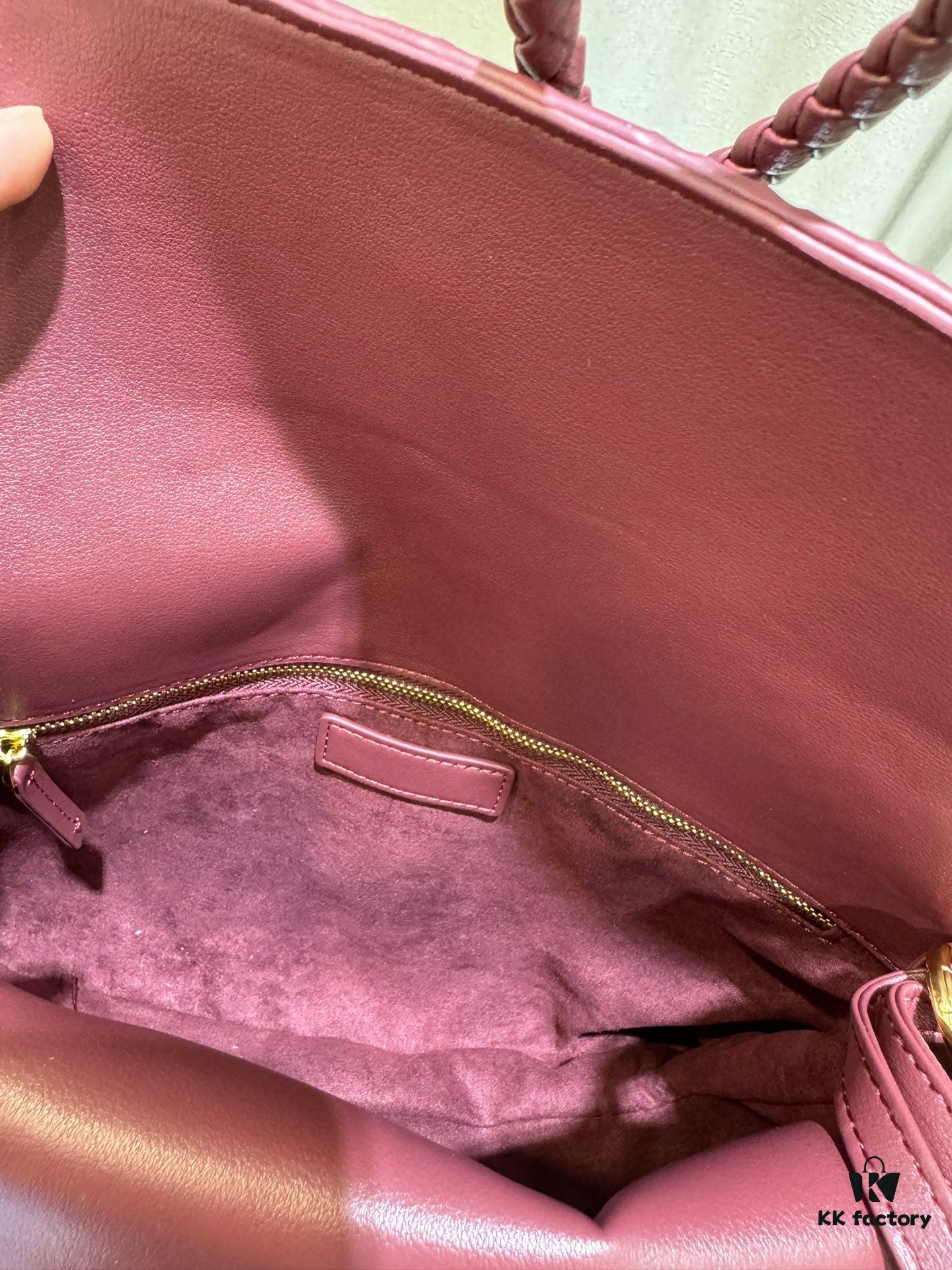 Calfskin Leather Bag, Shu Qi's Same Style BV Liberta Bag! The Epitome of Elegance