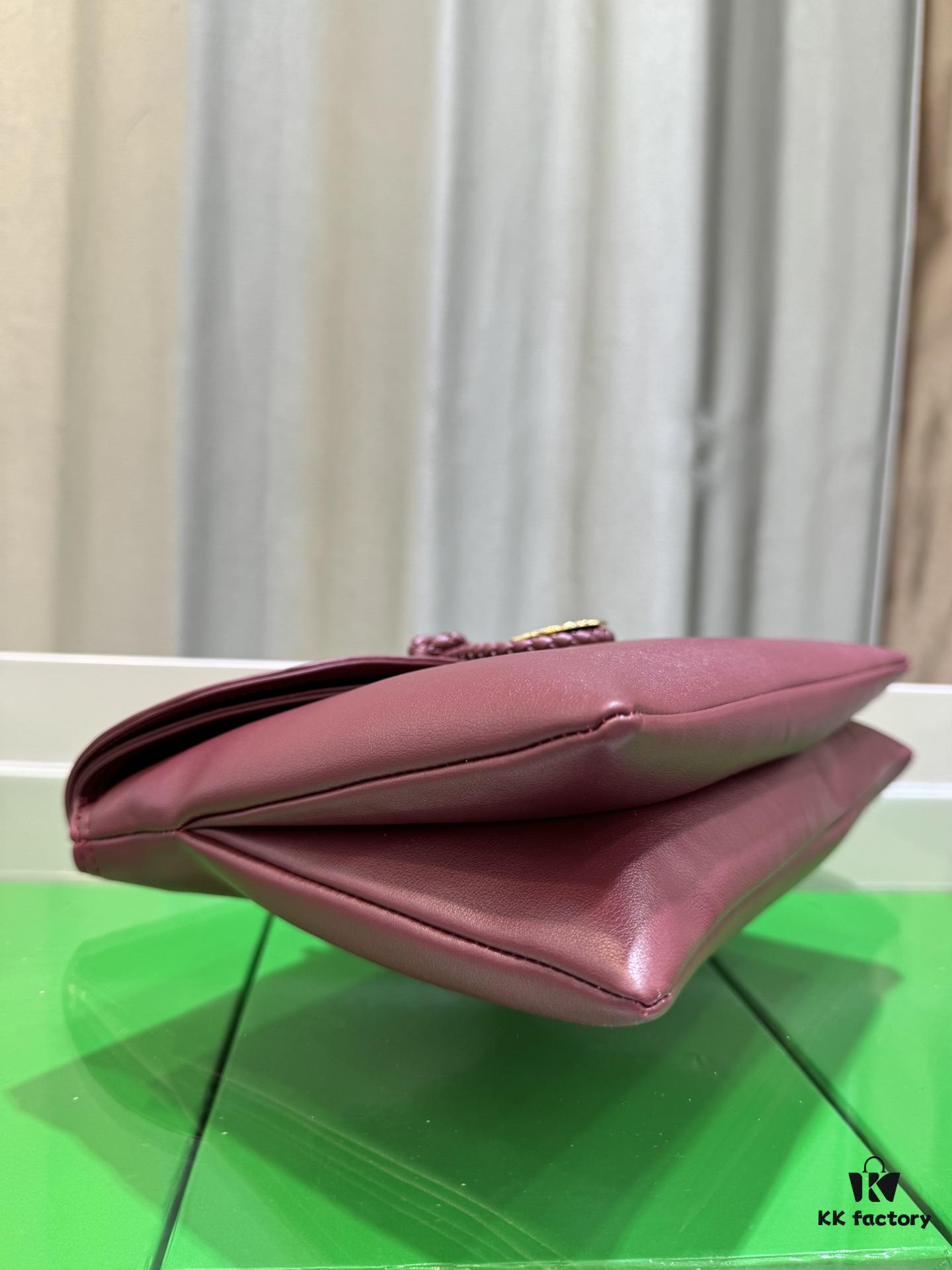 Cowhide Leather Bag, Shu Qi's Same Style BV Handbag! The Epitome of Elegance