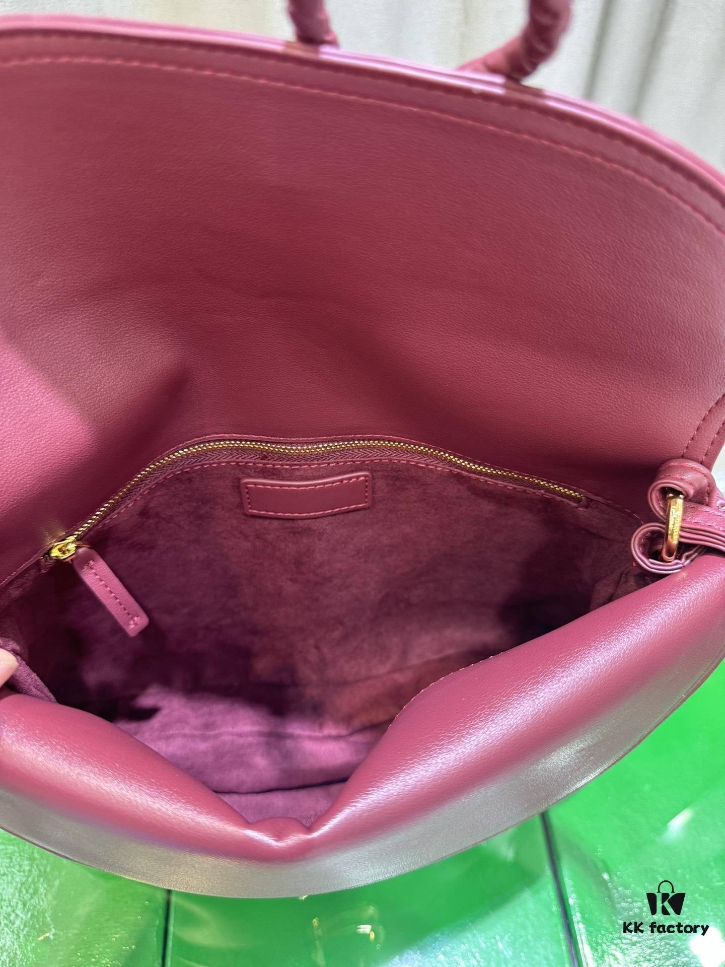 Cowhide Leather Bag, Shu Qi's Same Style BV Handbag! The Epitome of Elegance