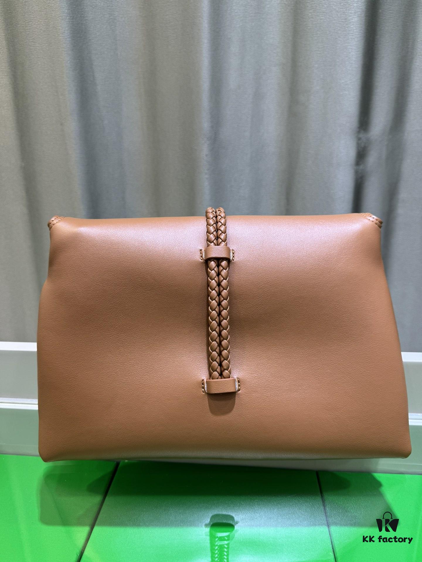 Calfskin Leather Bag - Shu Qi's Same Style BV Liberta Bag, The Epitome of Elegance