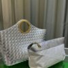 BV Picnic Woven Tote Bag BV Bottega Veneta 24 Early Autumn New Women's Retro Beautiful Handbag