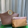 BV Picnic Woven Handbag - Bottega Veneta 24 Early Autumn New Vintage Style Beautiful Tote Bag