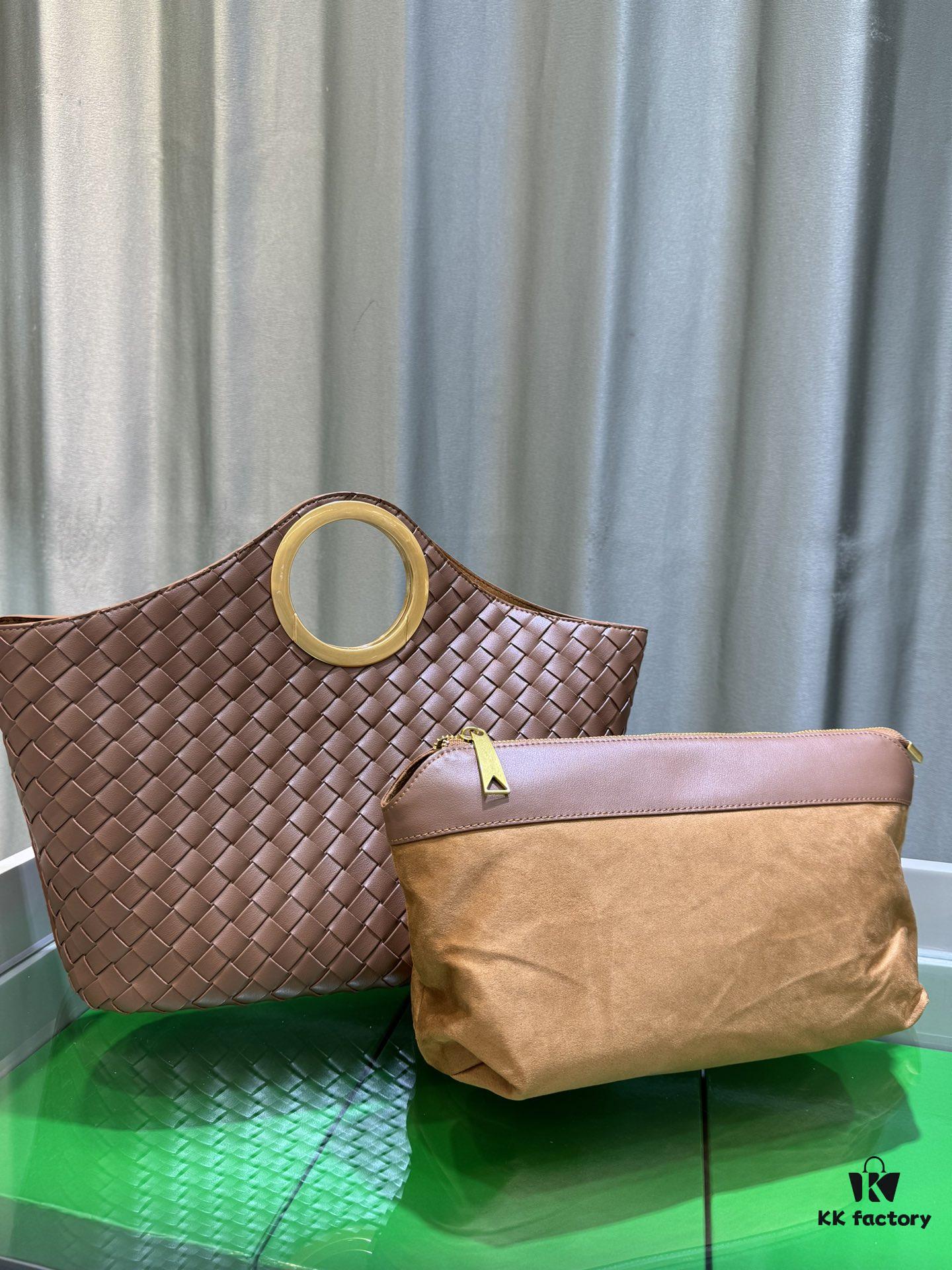 BV Picnic Woven Handbag - Bottega Veneta 24 Early Autumn New Vintage Style Beautiful Tote Bag