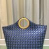 BV Picnic Wicker Handbag, Bottega Veneta 2024 Early Autumn New Women's Vintage-Style Beautiful Tote Bag