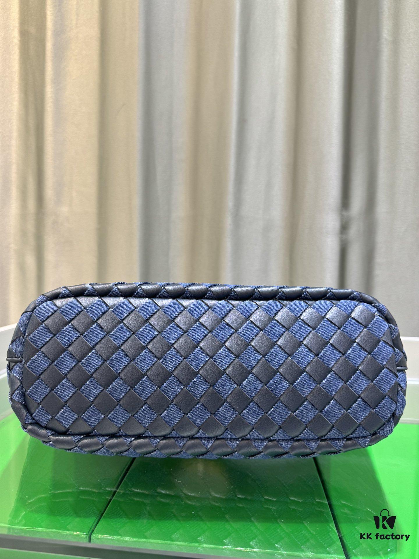 BV Picnic Wicker Handbag, Bottega Veneta 2024 Early Autumn New Women's Vintage-Style Beautiful Tote Bag