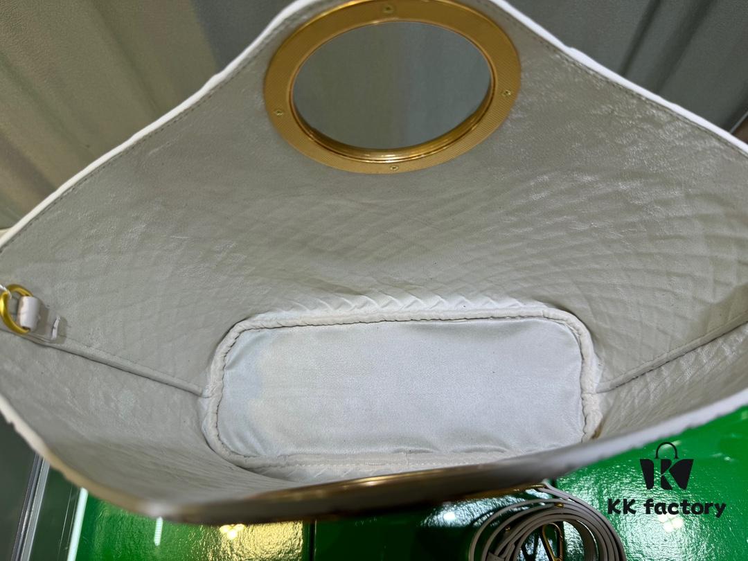 BV Picnic Wicker Handbag, Bottega Veneta 24 Early Autumn New Women's Vintage Style Exquisite Tote Bag