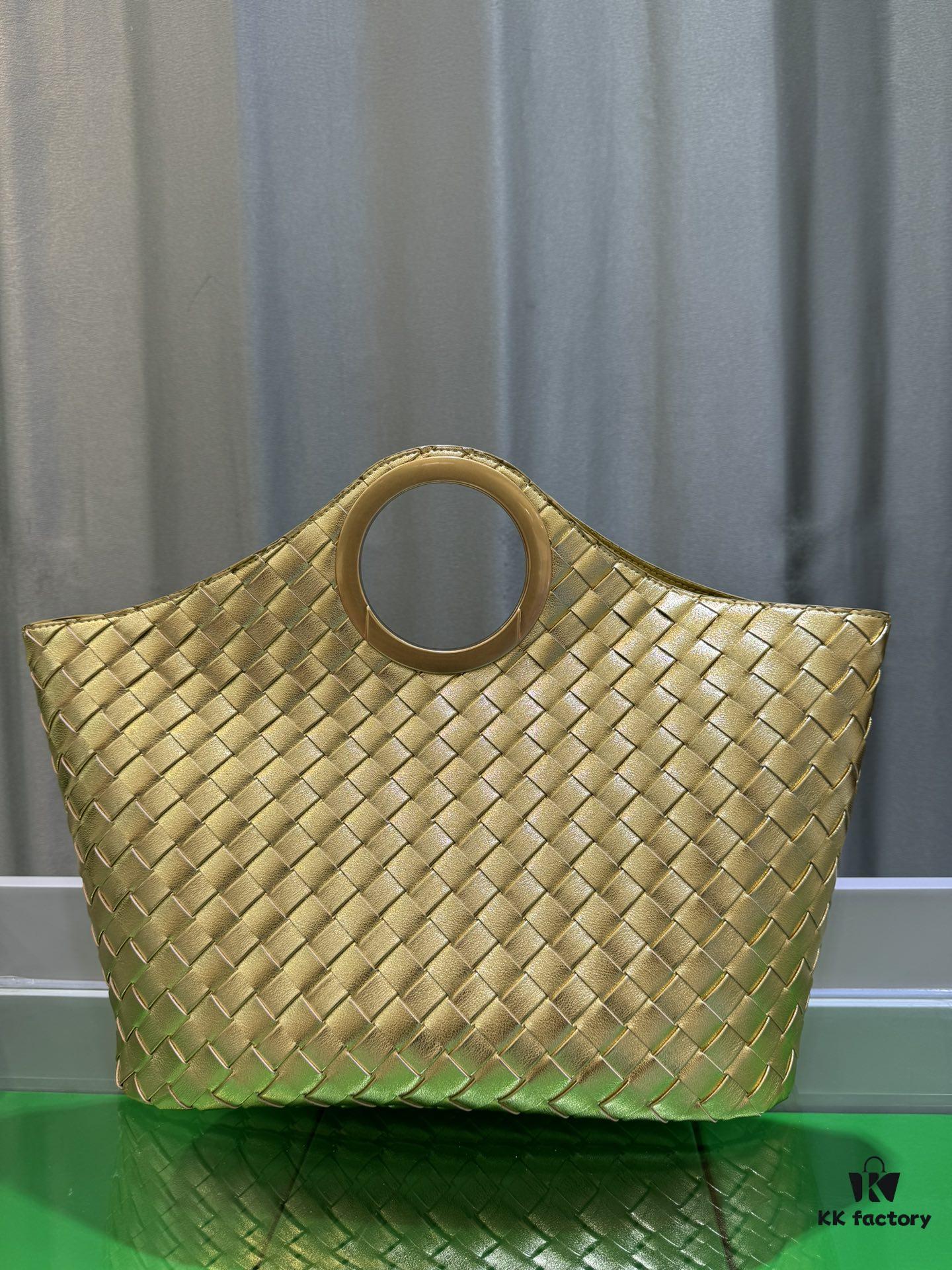 BV Picnic Woven Handbag - Bottega Veneta 24 Early Autumn New Vintage Style Beautiful Tote Bag