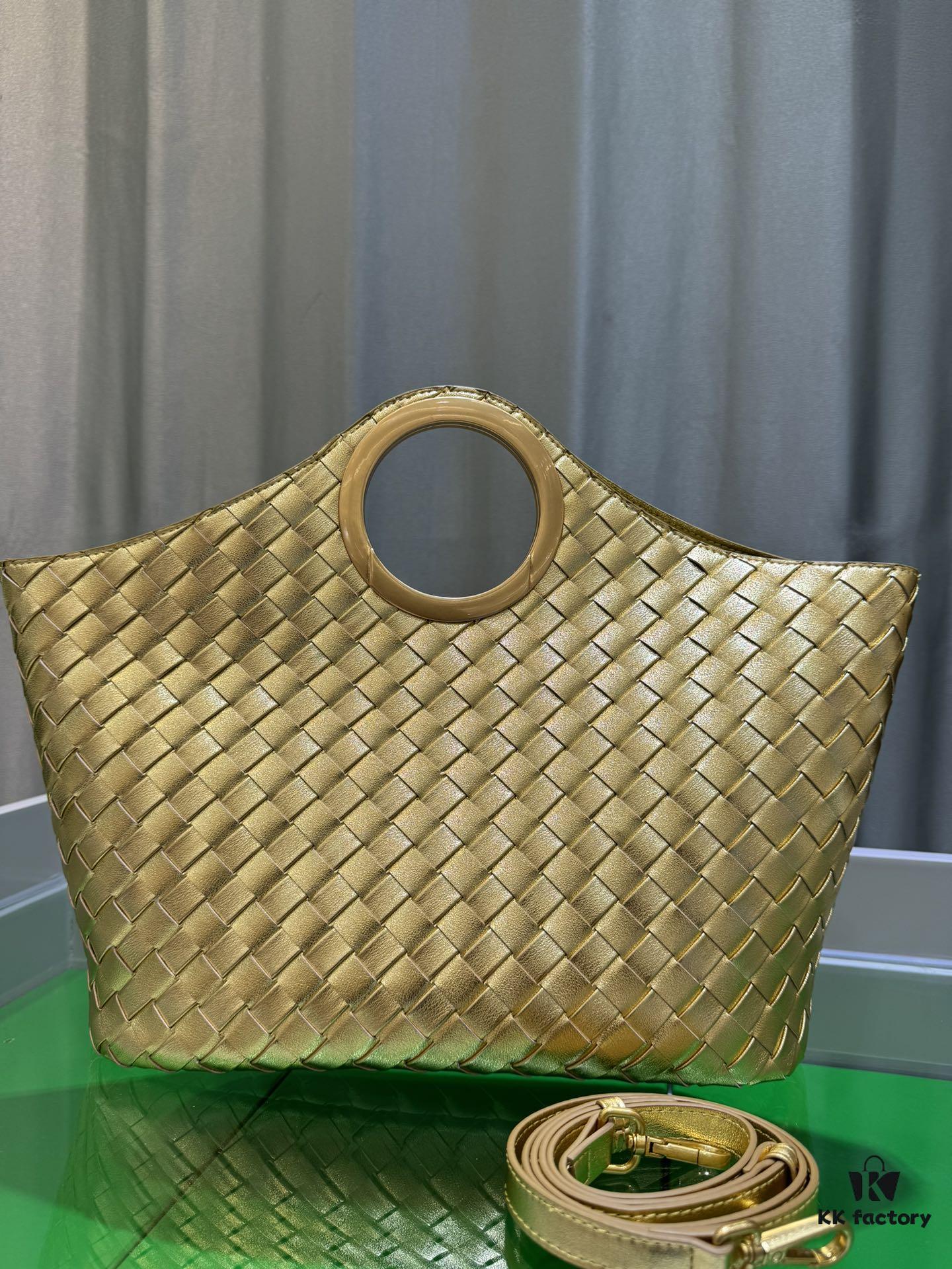 BV Picnic Woven Handbag - Bottega Veneta 24 Early Autumn New Vintage Style Beautiful Tote Bag