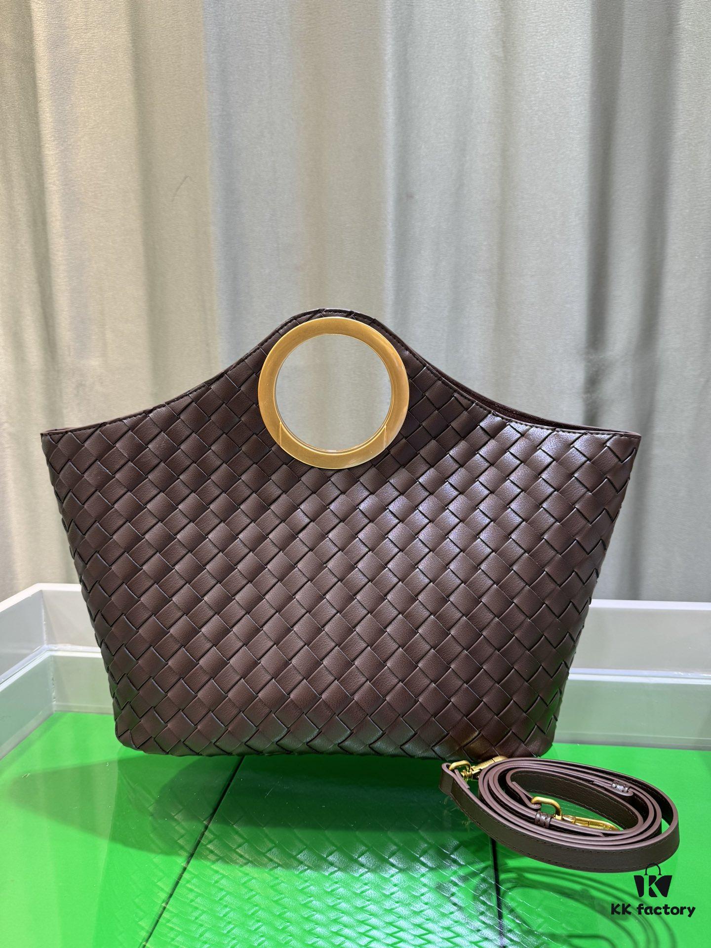 BV Picnic Woven Basket Handbag - Bottega Veneta 24 Early Autumn New Women's Retro Style Beautiful Tote Bag