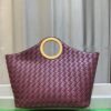 BV Picnic Woven Handbag - Bottega Veneta 2024 Early Autumn New Vintage Style Women's Tote Bag