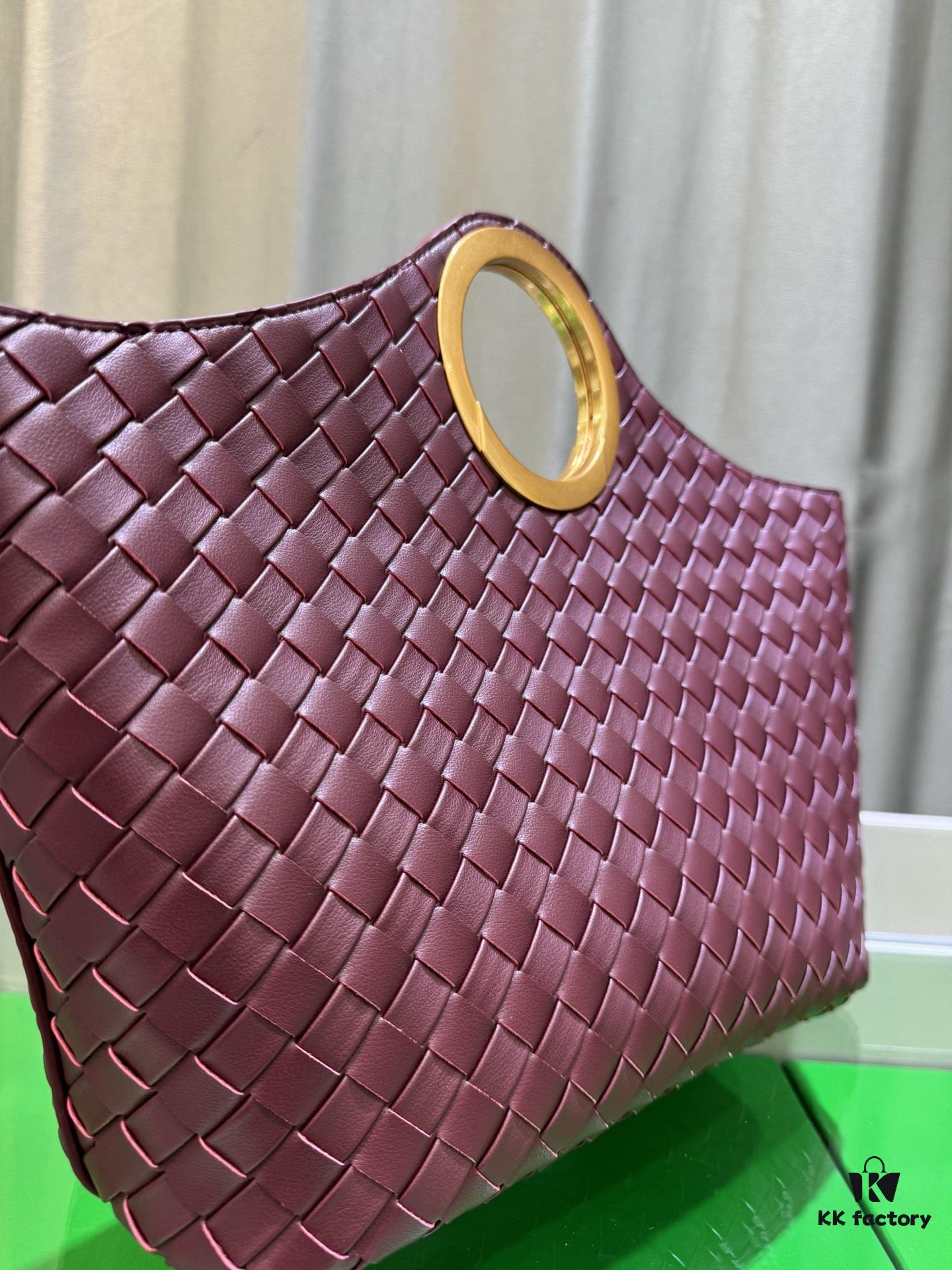 BV Picnic Woven Handbag - Bottega Veneta 2024 Early Autumn New Vintage Style Women's Tote Bag