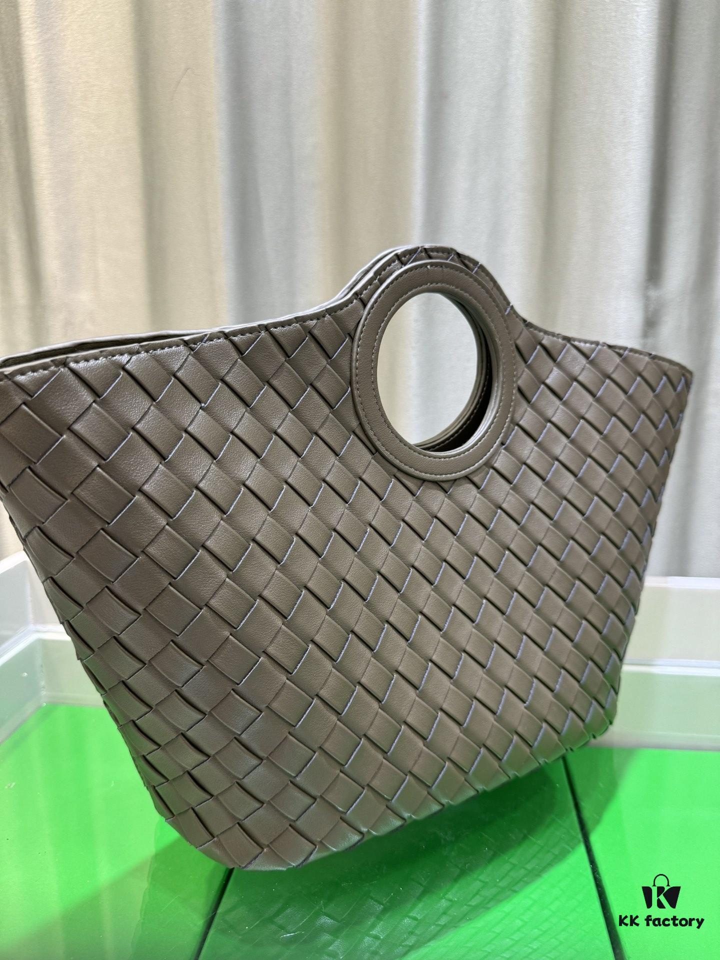 BV Picnic Wicker Handbag - Bottega Veneta 2024 Early Autumn New Vintage Style Beautiful Tote Bag