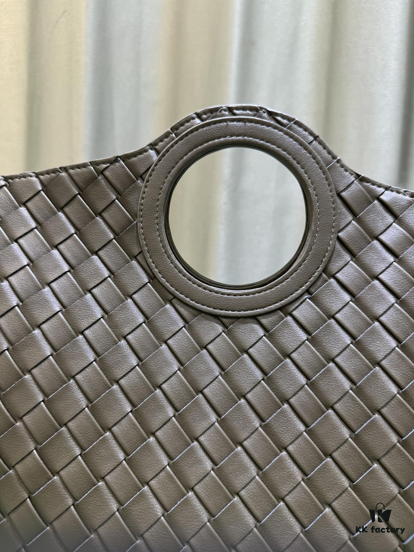BV Picnic Wicker Handbag - Bottega Veneta 2024 Early Autumn New Vintage Style Beautiful Tote Bag
