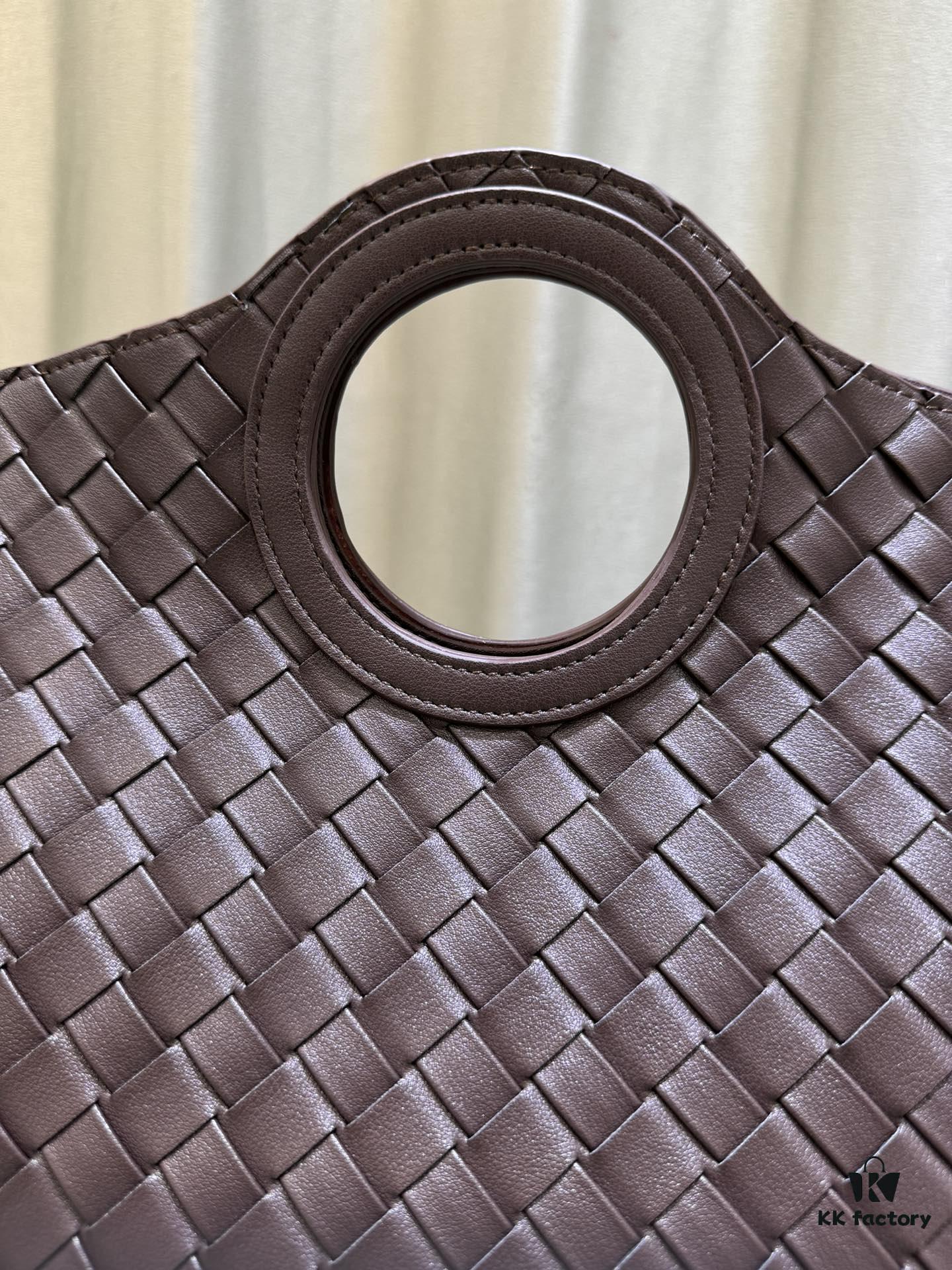 BV Picnic Woven Tote Bag BV Bottega Veneta 24 Early Autumn New Women's Vintage Style Beautiful Handbag