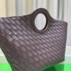 BV Picnic Woven Tote Bag BV Bottega Veneta 24 Early Autumn New Women's Vintage Style Beautiful Handbag