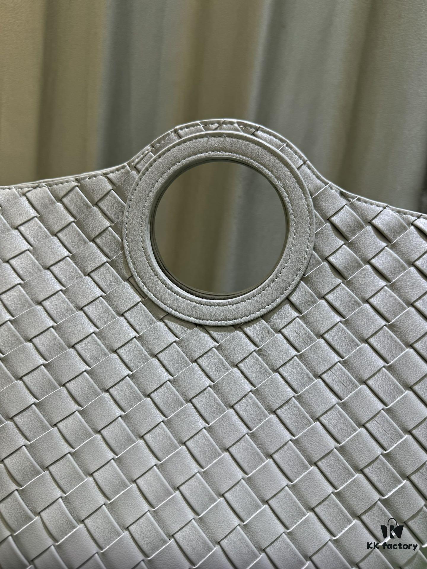 BV Picnic Woven Handbag - Bottega Veneta Women's New Vintage-Style Tote Bag 24 Early Autumn Collection