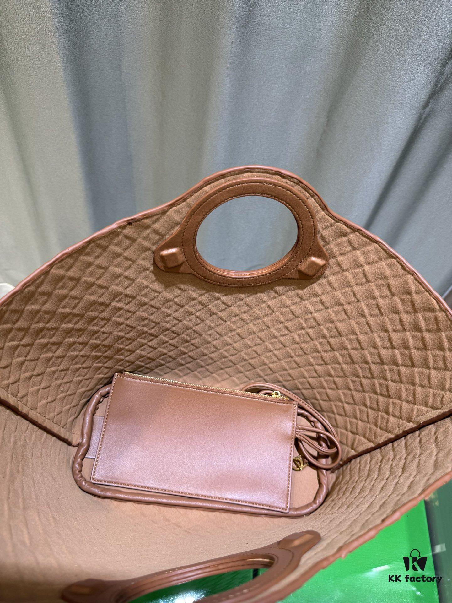 BV Picnic Woven Handbag, Bottega Veneta 24 Early Autumn New Women's Retro Style Beautiful Tote Bag