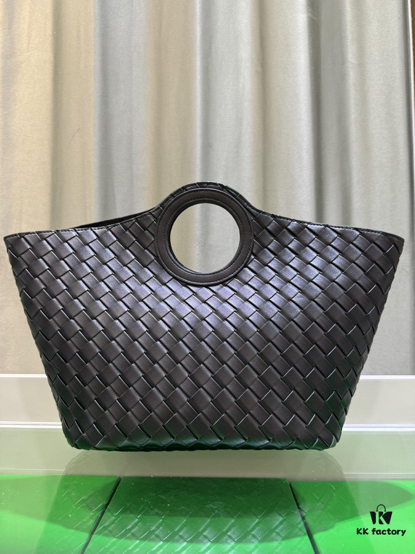 BV Picnic Woven Handbag - Bottega Veneta 24 Early Autumn New Vintage Style Women's Tote Bag
